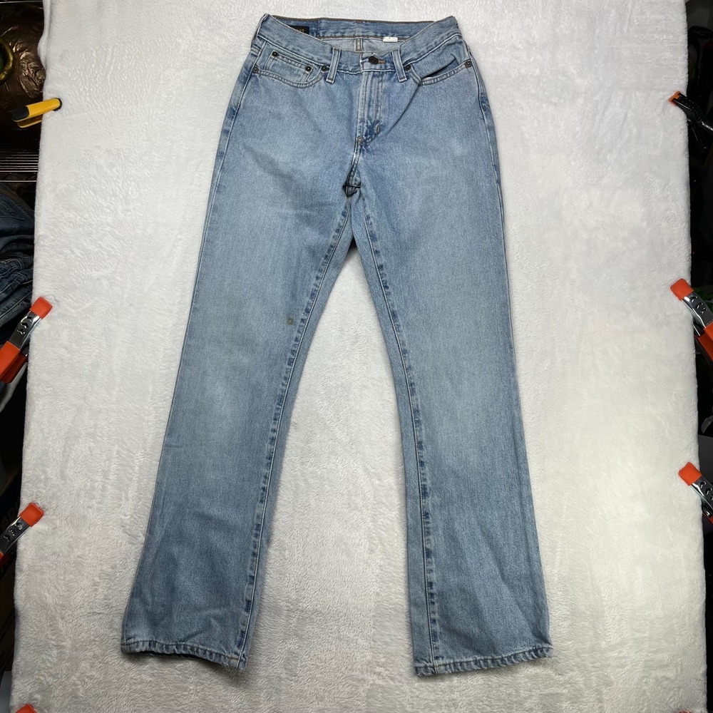 VTG Abercrombie & Fitch Bootcut Jeans Women's Blue Denim Pockets Classic - 27X32